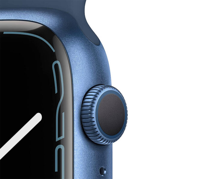 Smart Watch w Blue Aluminum Case - Image 2