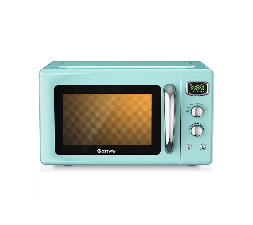 Retro Countertop Compact Microwave Ove