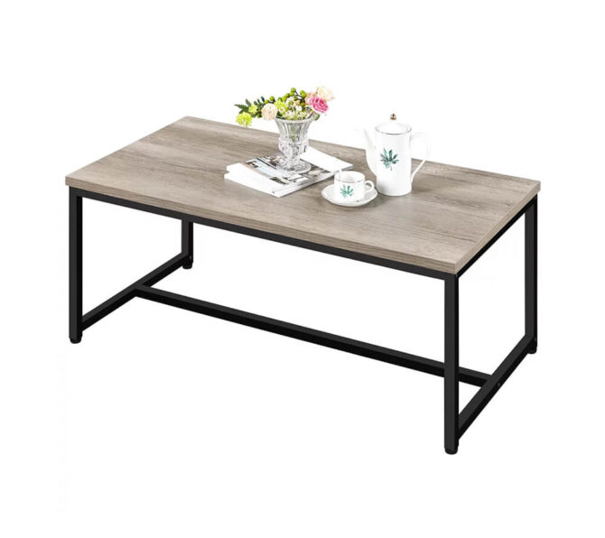 Modern Industrial Coffee Table Metal Frame